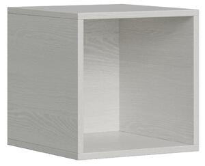 Mobile Pensile a Giorno 40x40x39,5 cm Bianco Frassino