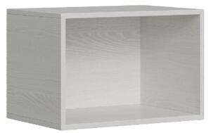 Mobile Pensile a Giorno 60x40x39,5 cm Bianco Frassino