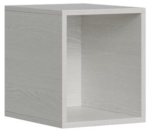 Mobile Pensile a Giorno 34x40x39,5 cm Bianco Frassino