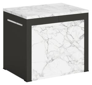 Panca Walk Allungabile 55-305 cm per Consolle Marmo telaio Antracite
