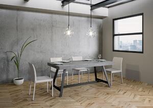 Tavolo 130x90x76 cm Achille Fix Cemento