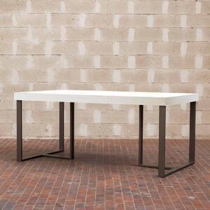 Tavolo 130x90x76 cm Apollo Fix Bianco Frassino