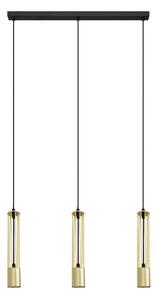 LED Lampadario su corda BARS 3xGU10/4,8W/230V dorato