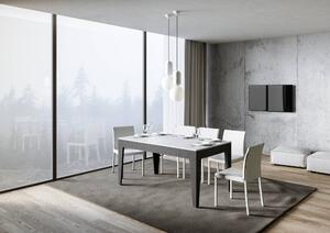 Tavolo Allungabile 160-220x90x77 cm Cico Mix Bianco Spatolato