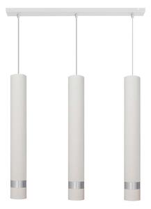 Lampadario LED a cavo TUBA 3xGU10/4,8W/230V bianco/cromo lucido