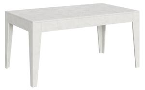Tavolo Allungabile 160-220x90x77 cm Cico Bianco Spatolato
