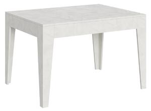 Tavolo Allungabile 120-180x90x77 cm Cico Bianco Spatolato