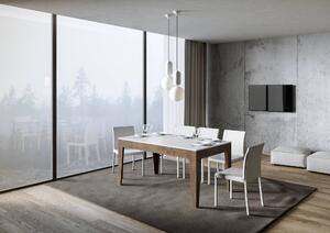 Tavolo Allungabile 160-220x90x77 cm Cico Mix Bianco Frassino
