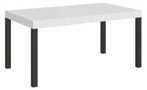 Tavolo Allungabile 160-244x80x77 cm Everyday Bianco Frassino