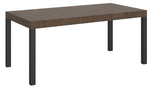 Tavolo Allungabile 200-304x90x77 cm Everyday Noce Gambe Antracite