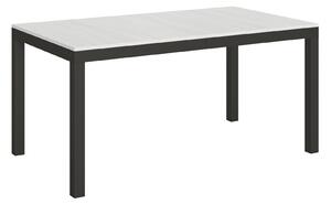 Tavolo Allungabile 160-264x90x80 cm Everyday Evolution Bianco Frassino