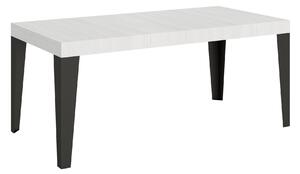 Tavolo Allungabile 180-284x90x77 cm Flame Bianco Frassino