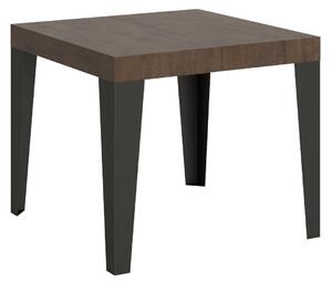 Tavolo Allungabile 90-246x90x77 cm Flame Noce