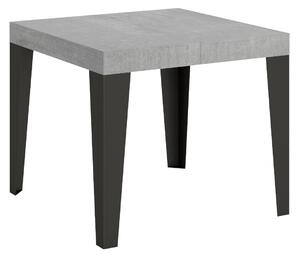 Tavolo Allungabile 90-246x90x77 cm Flame Cemento