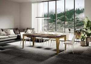 Tavolo Allungabile 160-420x90x77 cm Flame Evolution Noce