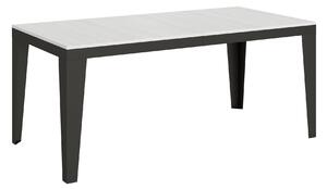 Tavolo Allungabile 180-284x90x80 cm Flame Evolution Bianco Frassino