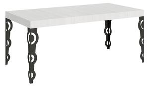 Tavolo Allungabile 180-284x90x77 cm Karamay Bianco Frassino