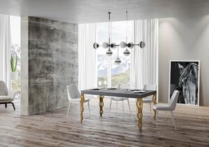 Tavolo Allungabile 160-420x90x77 cm Karamay Cemento