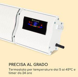 Blumfeldt Cosmic Beam Smart 30 riscaldatore radiante a infrarossi 3000W gestione da app telecomando