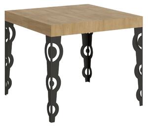 Tavolo Allungabile 90-246x90x77 cm Karamay Quercia Naturale