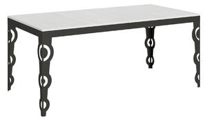 Tavolo Allungabile 180-284x90x80 cm Karamay Evolution Bianco Frassino