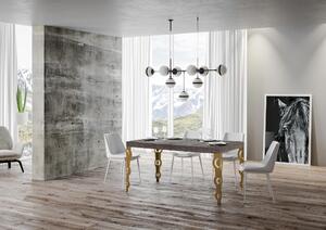 Tavolo Allungabile 160-420x90x77 cm Karamay Noce