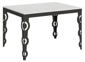 Tavolo Allungabile 120-224x90x80 cm Karamay Evolution Bianco Frassino