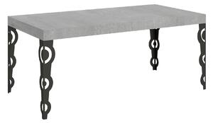 Tavolo Allungabile 180-284x90x77 cm Karamay Cemento