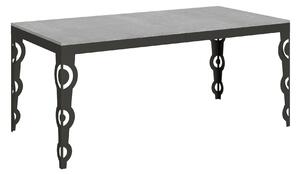 Tavolo Allungabile 180-284x90x80 cm Karamay Evolution Cemento