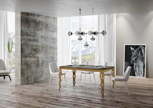 Tavolo Allungabile 160-420x90x77 cm Karamay Evolution Noce