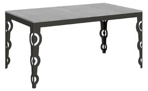 Tavolo Allungabile 160-264x90x80 cm Karamay Evolution Cemento