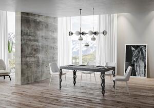 Tavolo 130x90x77 cm Tavolo Karamay Fix Cemento