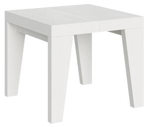 Tavolo Allungabile 90-246x90x77 cm Naxy Bianco Frassino