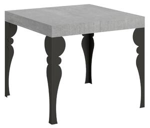 Tavolo Allungabile 90-246x90x77 cm Paxon Cemento