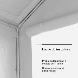 Blumfeldt Party Haven - Tenda, 400x296x280 cm, tessuto resistente alle intemperie, struttura in acciaio, facile montaggio, con pareti laterali