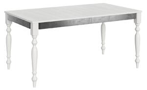 Tavolo Allungabile 160-264x90x80 cm Romagna Iron Bianco Frassino