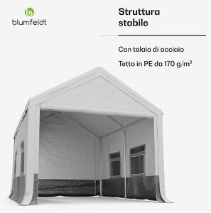 Blumfeldt Party Haven - Tenda, 400x296x280 cm, tessuto resistente alle intemperie, struttura in acciaio, facile montaggio, con pareti laterali