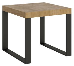 Tavolo Allungabile 90-246x90x77 cm Tecno Quercia Naturale