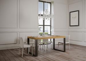 Tavolo 160x90x77 cm Tecno fix Quercia Naturale