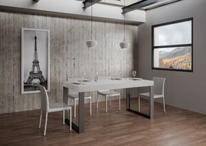Tavolo 160x90x77 cm Tecno fix Bianco Frassino