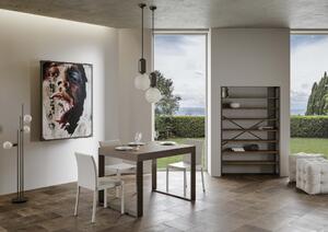 Tavolo 130x90x77 cm Tecno fix Noce
