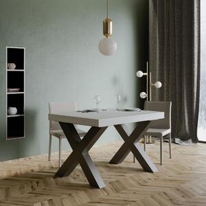 Tavolo 130x90x77 cm Traffic Fix Bianco Frassino