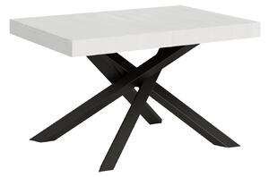 Tavolo Allungabile 140-244x90x77 cm Volantis Bianco Frassino