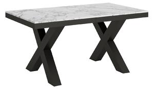 Tavolo Allungabile 160-264x90x80 cm Traffic Evolution Marmo