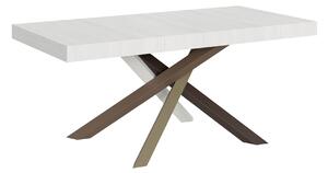 Tavolo Allungabile 180-284x90x77 cm Volantis Bianco Frassino
