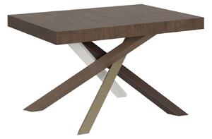 Tavolo Allungabile 120-224x90x77 cm Volantis Noce Telaio 4C