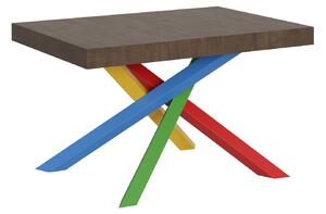 Tavolo Allungabile 120-224x90x77 cm Volantis Noce Telaio 4B