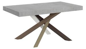 Tavolo Allungabile 160-264x90x77 cm Volantis Cemento