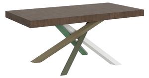 Tavolo Allungabile 200-304x90x77 cm Volantis Noce Telaio 4A