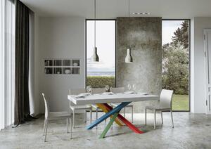 Tavolo 180x90x77 cm Volantis Fix Bianco Frassino